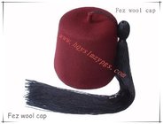 Fez wool cap / Turkish Wool Cap / Turkish Cap / Fez cap / Size: 55#,56#,57#,58#,59#,60#,61#,62#