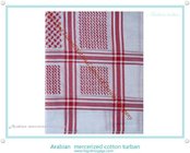 Arab pure cotton jacquard scarf  55 inch---62 inch  Arabian  mercerized cotton scarf / Arabian Shemagh /Arab scarf