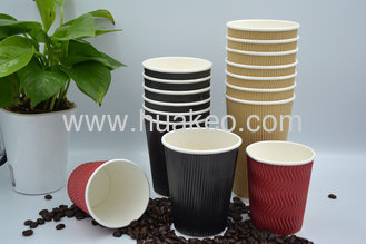 China Paper Hot Cup, Coffee Cup, Tea Cup - 8 oz-12oz-16oz - Ripple Wall, Insulated - No Need For Sleeves supplier
