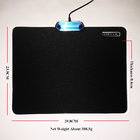 Hard Gaming Mouse Mat Fabric Surface Non-slip Silicone Rubber Base Single Color Lighting Effects Mousepad  For Games