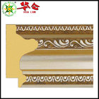J07017 series Hualun Guanse  2.8inch wide ps moulding plastic picture photo gold frame moulding