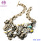 Vintage Jewelry Metal  Flower pendant retro gold flower necklace jewlery supplier