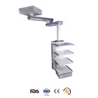 Double arm manual ceiling-mounted hospital pendant  for anesthesia