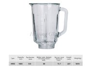 1.5L factory direct replacement spare part blender glass jar vaso de vidrio A982