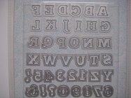 Spellbinders DIY letter template Die cut letters ET-6502