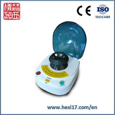 Mini centrifuge from Herexi, DC motor and carbon-fiber rotor, 2*8*0.2ml, 6000RPM