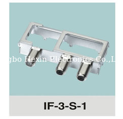 China F connector with metal shielding cans supplier