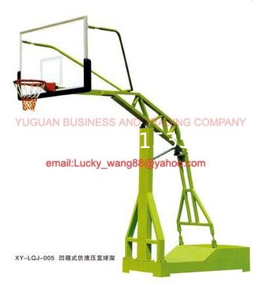 Concave box - type imitation hydraulic basketball stand indoor or outdoor type