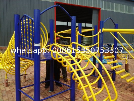 CARBON STEEL POWDER PAINTED COBINED CLIMBING SLIDE YGOF-035