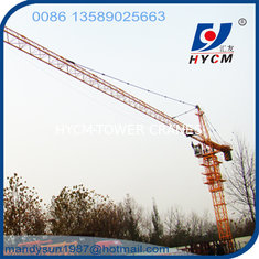 6 ton 56 m Boom Construction Building Self Erecting Hammer Head Tower Crane