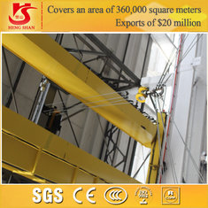 China Double girder steel factory used overhead radio control crane supplier
