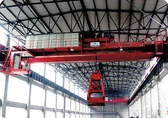 China QZ Type 5T Electric indoor double girder Overhead Crane double girder grab overhead crane supplier