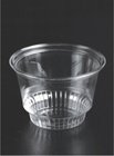 PET Clear disposable cups with dome lid/flat lid for juice drink ,10oz/300ml , 98*57*66mm