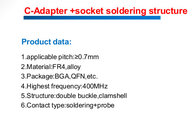 C-Adapter+socket soldering structure