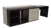2-tone finish wooden desk&dresser unit/console / credenza for hotel bedroom furniture,hospitality casegoods
