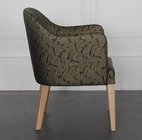 Modern wholesale beech wood fabric upholstery dining chairs, arm chair,side chair for dining rooms