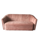 Hot 2018 New design red velvet tufted living room furniture sofa,velvet fabric lining room sofa