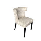 French Style new design classic white dining chair with linen fabric chair dining