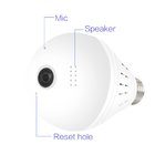 360 Degree Panoramic LED Light Camera IP Two-Way Audio Light Bulb Wireless Video Camera For Home