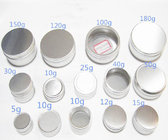 Aluminum Round Cosmetic Packaging/Cream Jars With Press Cap in Trapdoor-40G & 40ML 