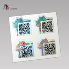 Custom Polyester Holographic sticker labels with serial number printing