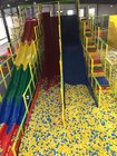 Popular Plastic School Gym Indoor Soft Playground with Big Slides for Kids