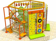 New Style Amusement Park Indoor and Outdoor Adventure Rope Course with Clambing Wall