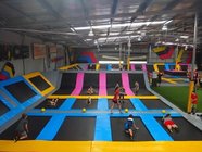 440M2 Red & Blue Color Style Amusement Bungee Park Equipment/ Big Trampoline Park In India