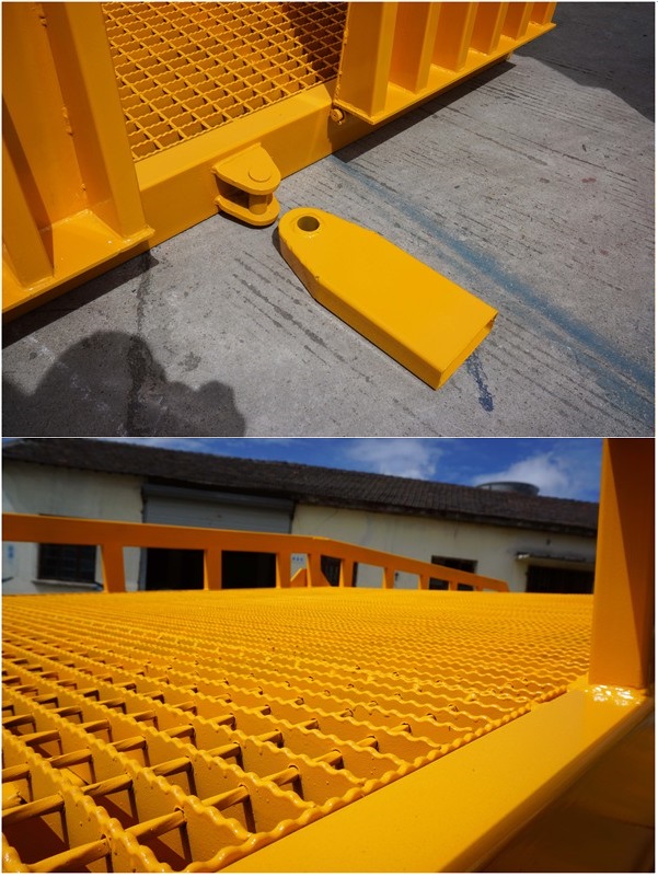 Suppy Big Loading Capacity Loading Dock Ramps with Handle Pump