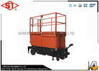 Electric Scissor Lifts with Hydraulic Station Mobile Elevated Work Platforms for sale