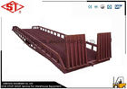 China Loading and unloading goods container loading ramp 12t  with Manual power distributor