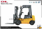 China CHL Diesel high reach forklift 3M / Counterbalance indutrial Forklift Truck 1.5T load distributor