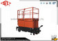 cheap  Electric Scissor Lifts with Hydraulic Station Mobile Elevated Work Platforms