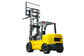 Mini gasoline LPG forklift truck / 5 tonne forklift for moving cargo in pallets supplier