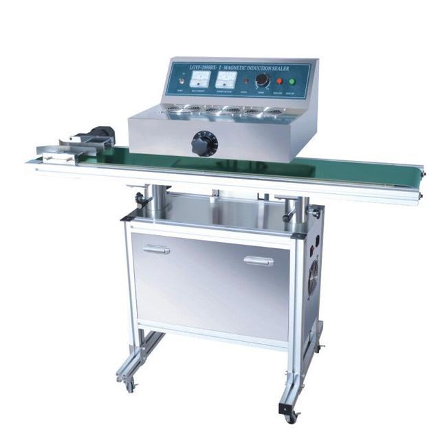 Automatic Induction Packaging Machinery Continuous Aluminium Foil Lid Induction Cap Sealing Machine