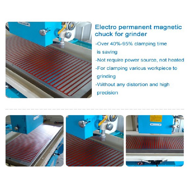 Electro Permanent Magnetic Chuck for Grinding Round Surface Grinder Magnetic Chuck 
