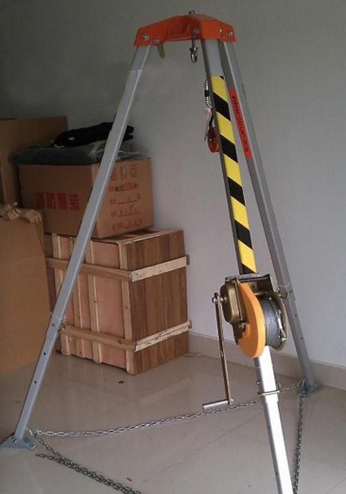 Aluminum Rescue Tripod System Safety Protection Equipment with 160kg Max Load