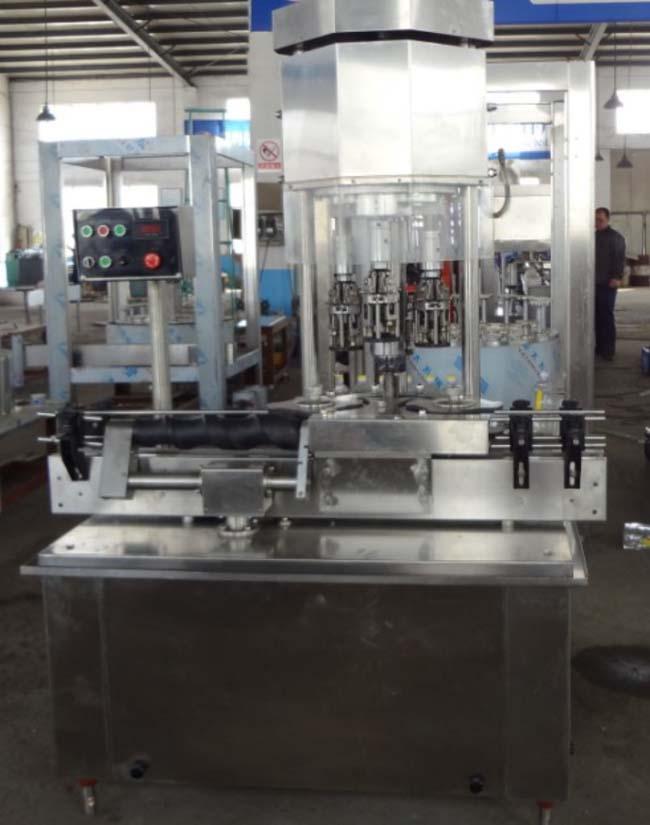 Automatic Packaging Machinery 8000 Bottle / H 2400kg 8 Head Screw Filling And Capping Machine