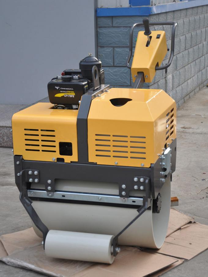 500kg Vibratory Single Drum Hand Guided Roller (FYL-750)