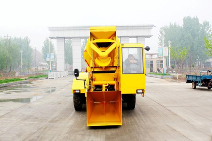 Self Load Road Construction Machinery Mobile 1cbm Cement Mixer Truck