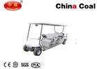 China Battery Powered 6 + 2 Seater Electric Golf Cart for 6 - 8 People distributor