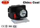China 1W LED Mining Light Head Lamp for Mine Workers 2200mah Li-battery Tempered Glass Len distributor