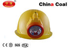 China Mining Tools Coal Miner Safety Helmet with LED Light  / Security Helemts distributor