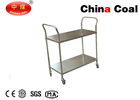 China PLA300 T2 Stainless Steel Handle PP Deck Noiseless Castor Cart distributor