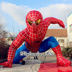 Handsome Inflatable Spider-man for Shop and Outdoor Decoration