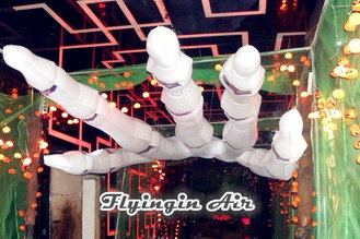 Halloween Decorative Hanging Inflatable Finger Bone for Entrance and Tunnel