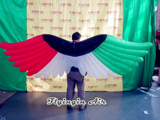 2m Length Colorful Decorative Inflatable Wings for Persons Costumes