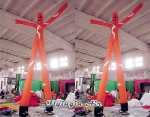 Custom Orange Inflatable Advertising Sky Dancer for Advertisement