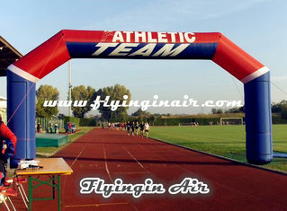 Customized 10m Inflatable Race Arch with Blower for Sport Events
