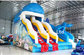 Hot Pvc Inflatable Slip Inflatable Dolphin Slide for Children Party Game